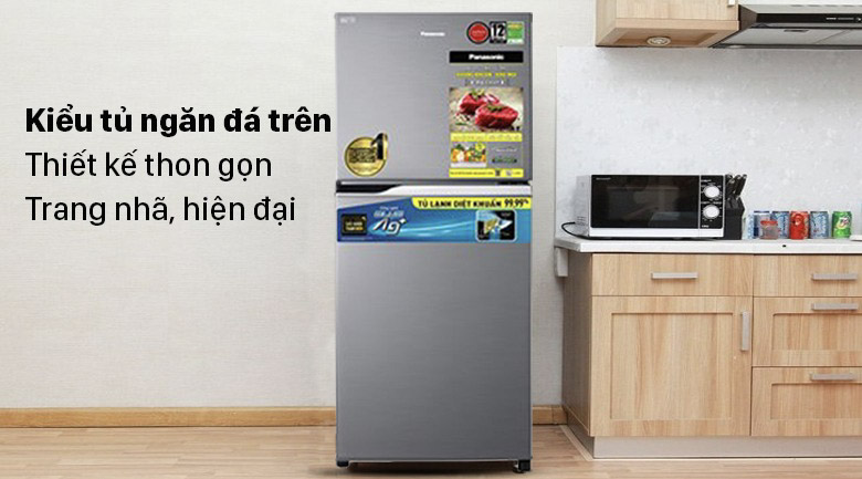 Thiết kế tủ lạnh Panasonic nhỏ gọn với thiết kế đơn giản