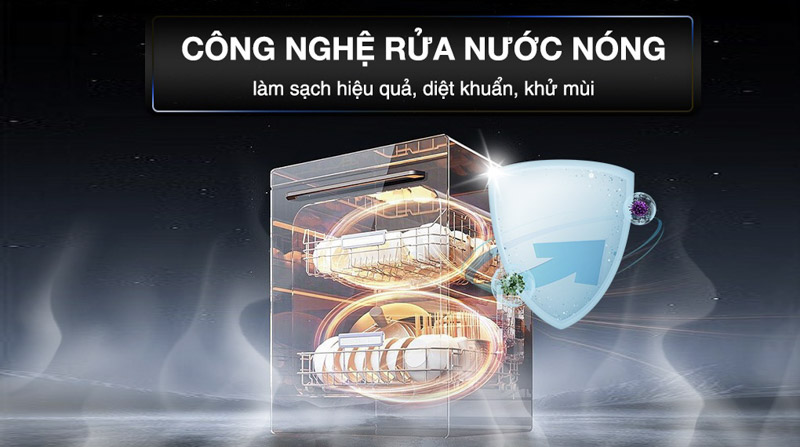 Công nghệ rửa nước nóng làm sạch hiệu quả hơn