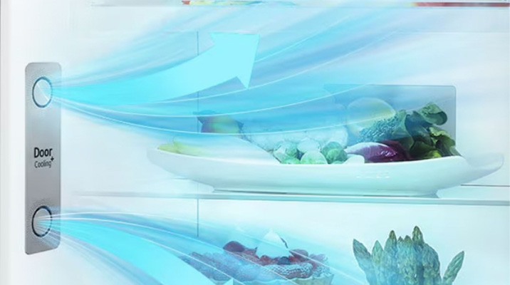 Tủ lạnh LG LTD46BLMA làm lạnh door cooling đa chiều