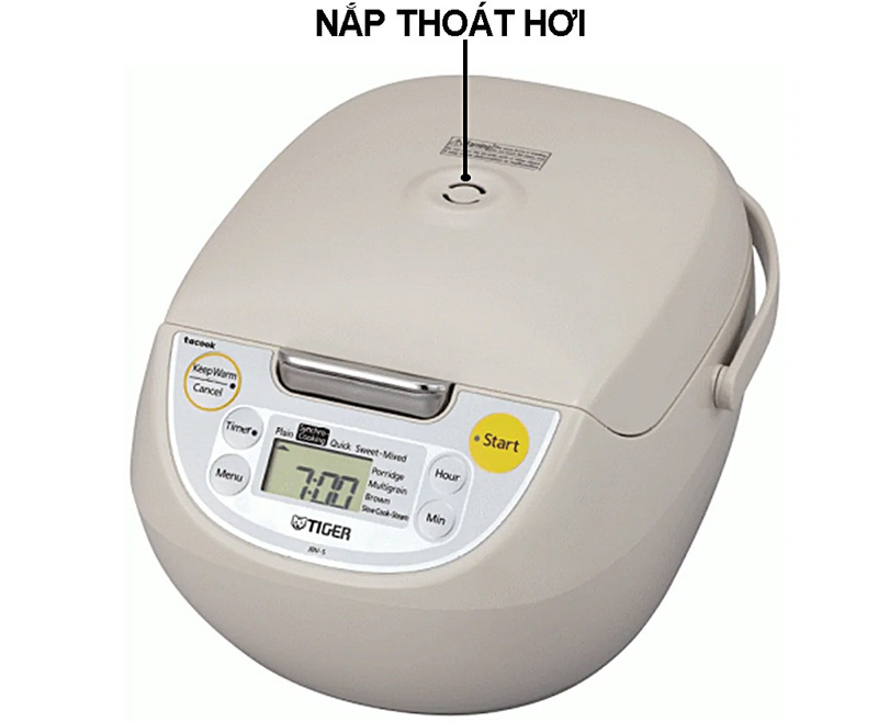 Nắp thoát hơi thông minh giúp giữ hương vị