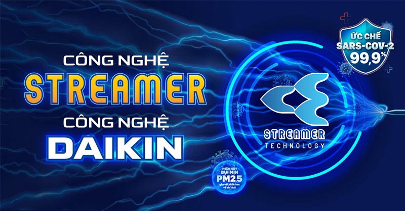 Công nghệ Streamer lọc sạch vi khuẩn