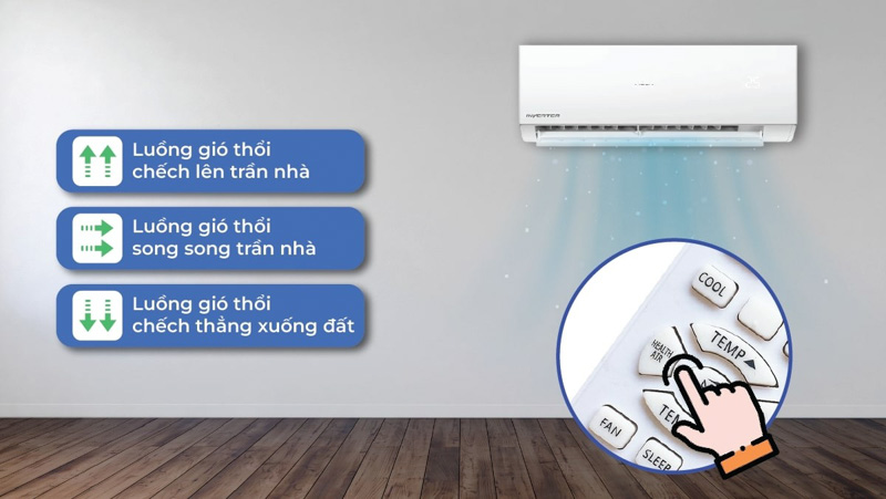 Chế độ phân luồng gió Health Air