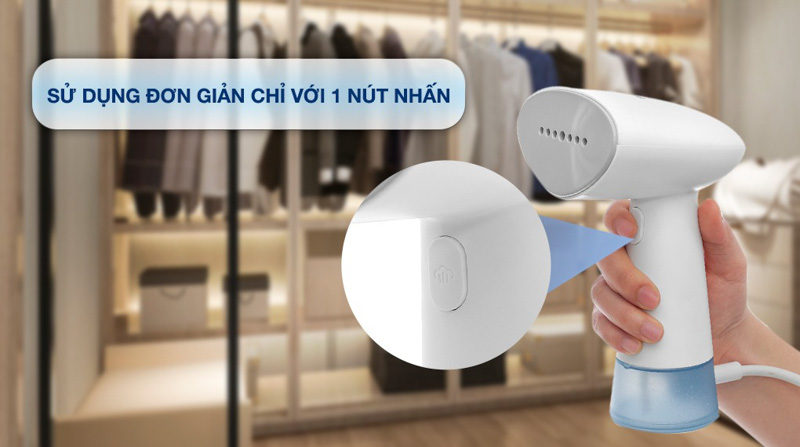 Điều khiển bàn ủi chỉ một nút nhấn