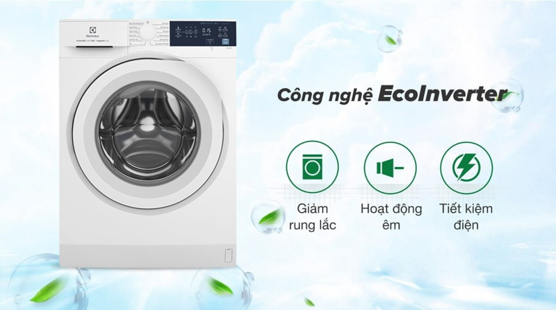 Máy Giặt Electrolux EWF1024D3WB tiết kiệm nhờ Ecoinverter