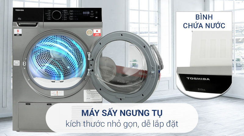Đặc điểm và cơ chế máy say ngưng tụ Toshiba