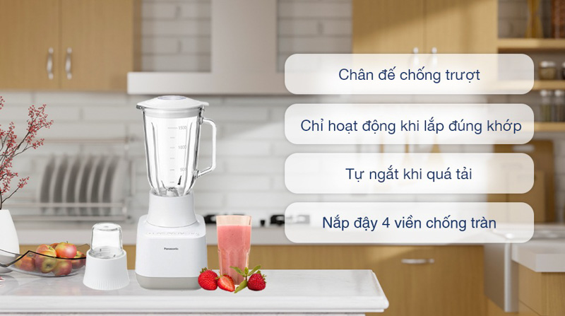 Tiện ích Máy Xay Panasonic MX-MG5351WRA cao cấp