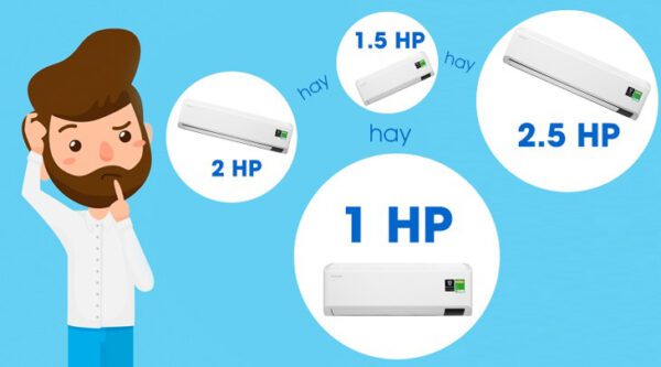 Lựa chọn công suất phù hợp cũng là một điều quan trọng