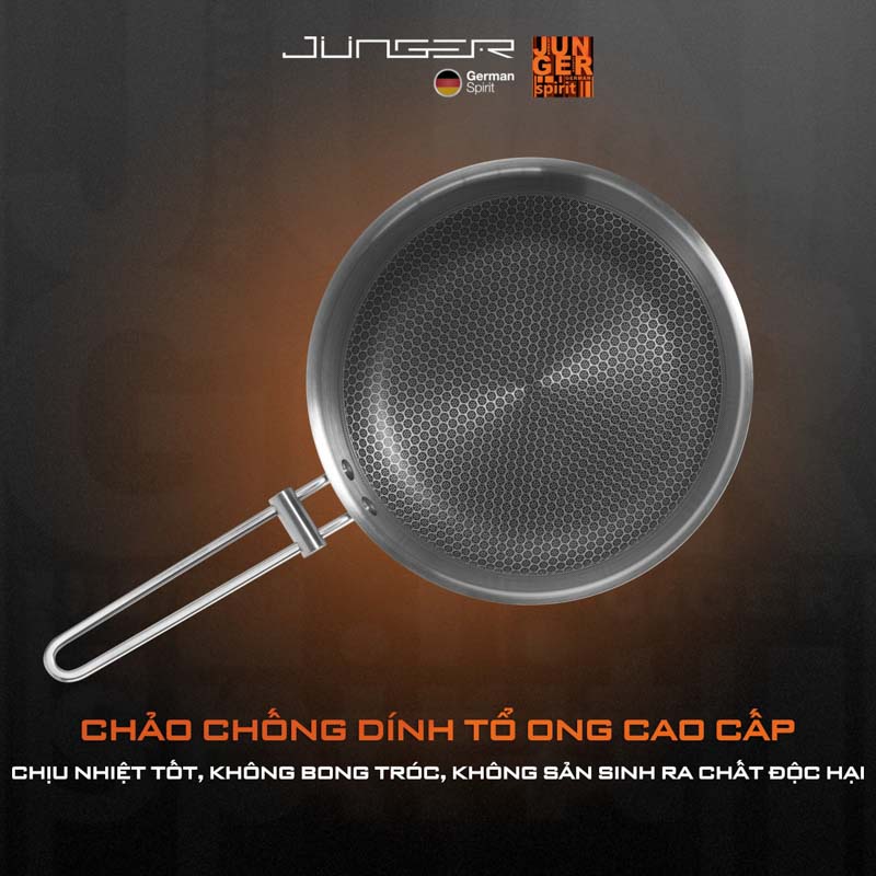 Chảo tổ ong chống dính không bong tróc