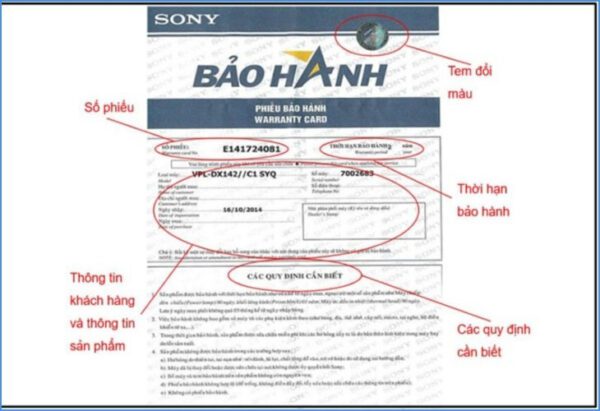 Kiểm tra xem tivi hàng trưng bày có bảo hành hay không