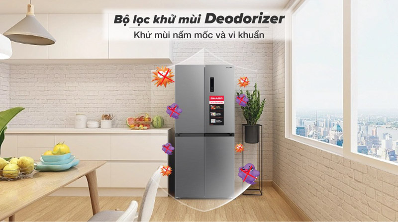 Bộ lọc khử mùi Deodorizer giúp không khí trong lành hơn