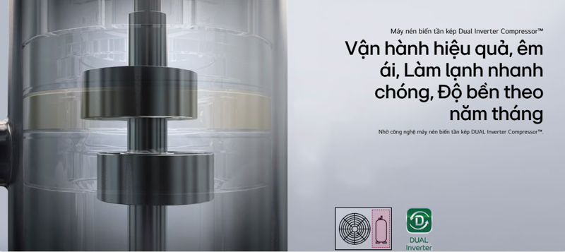 Máy Lạnh LG IEC18G1 vận hành êm ái không gây tiếng ồn bền bỉ