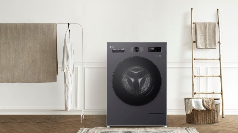 Thiết kế máy giặt LG FB1209S5M lồng ngang hiện đại