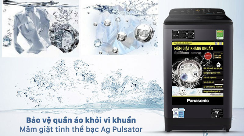 Mâm giặt tinh thể bạc kháng khuẩn Ag Pulsator ngăn ngừa vi khuẩn sinh sôi