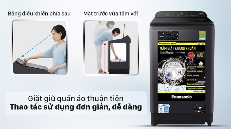 Các tiện ích giúp quá trình giặt thuận hơn cho người dùng