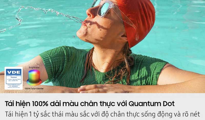 Công nghệ hình ảnh Quantum Dot tái hiện hình ảnh chân thật 1 tỷ sắc màu