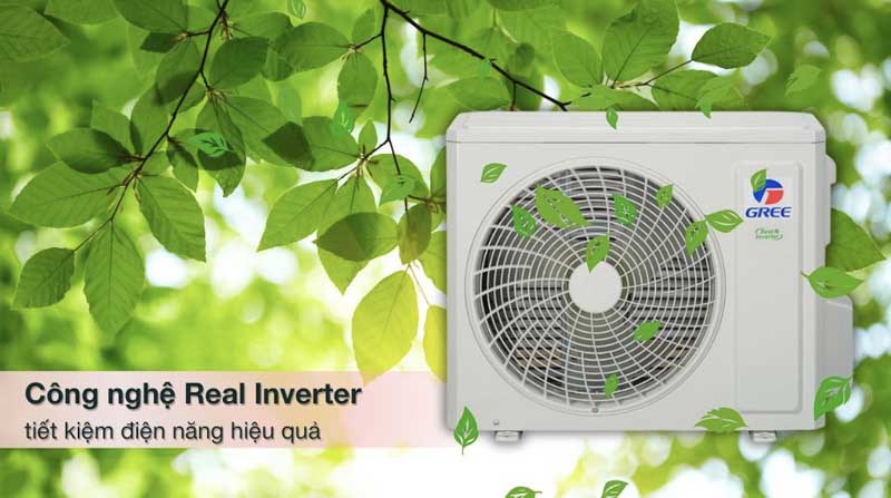 Công nghệ Real Inverter giúp máy lạnh Gree BD9CI tiết kiệm tối đa