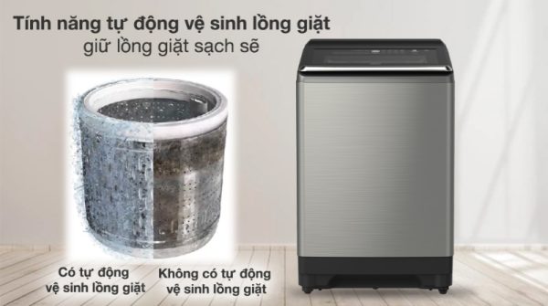 MáyMáy Giặt Hitachi SF-250ZFVAD SS Inverter 25Kg