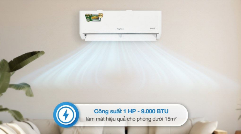 Máy Lạnh Nagakawa NIS-C09R2T62 Inverter 1.0 HP (1.0 Ngựa)