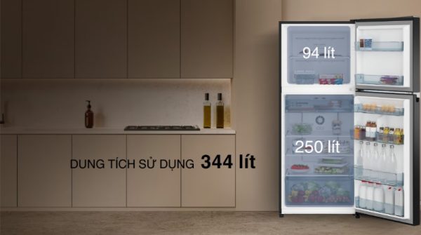 Tủ Lạnh Hitachi HRTN6379SUVN Inverter 344 Lít