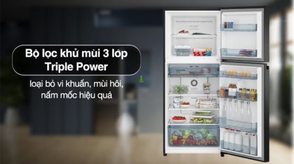 Tủ Lạnh Hitachi HRTN6379SUVN Inverter 344 Lít