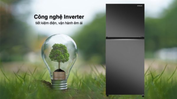 Tủ Lạnh Hitachi HRTN6443SAGBKVN Inverter 407 Lít